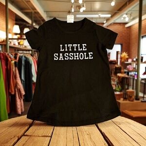 Black Kids T-Shirt - Little Sasshole